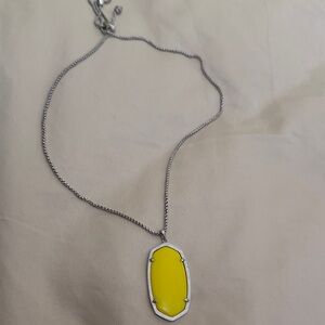 Kendra Scott Rare Yellow Pendant